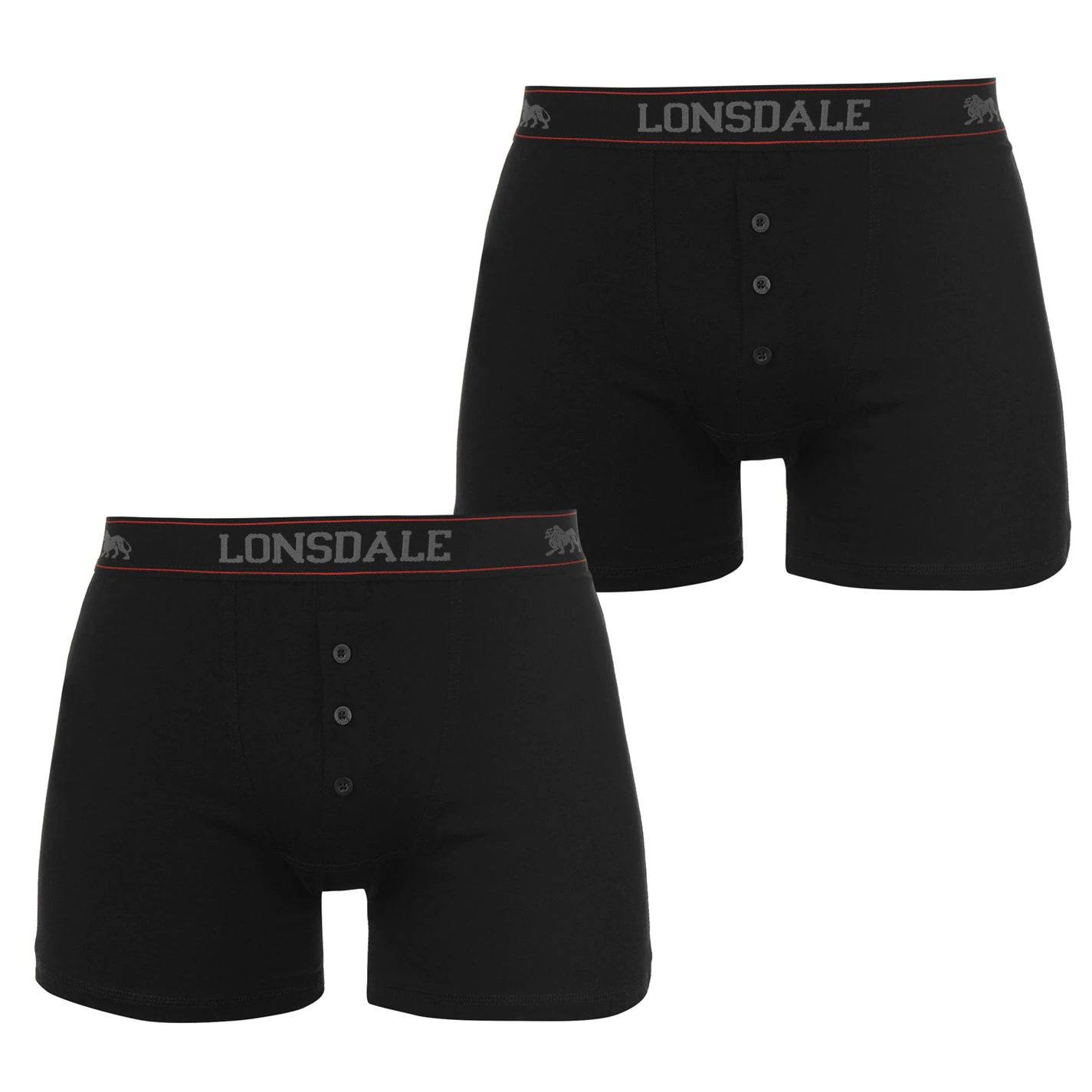 Lonsdale 2 Pack Boxers Mens 3 Lonsdale 2 Pack Boxers Mens