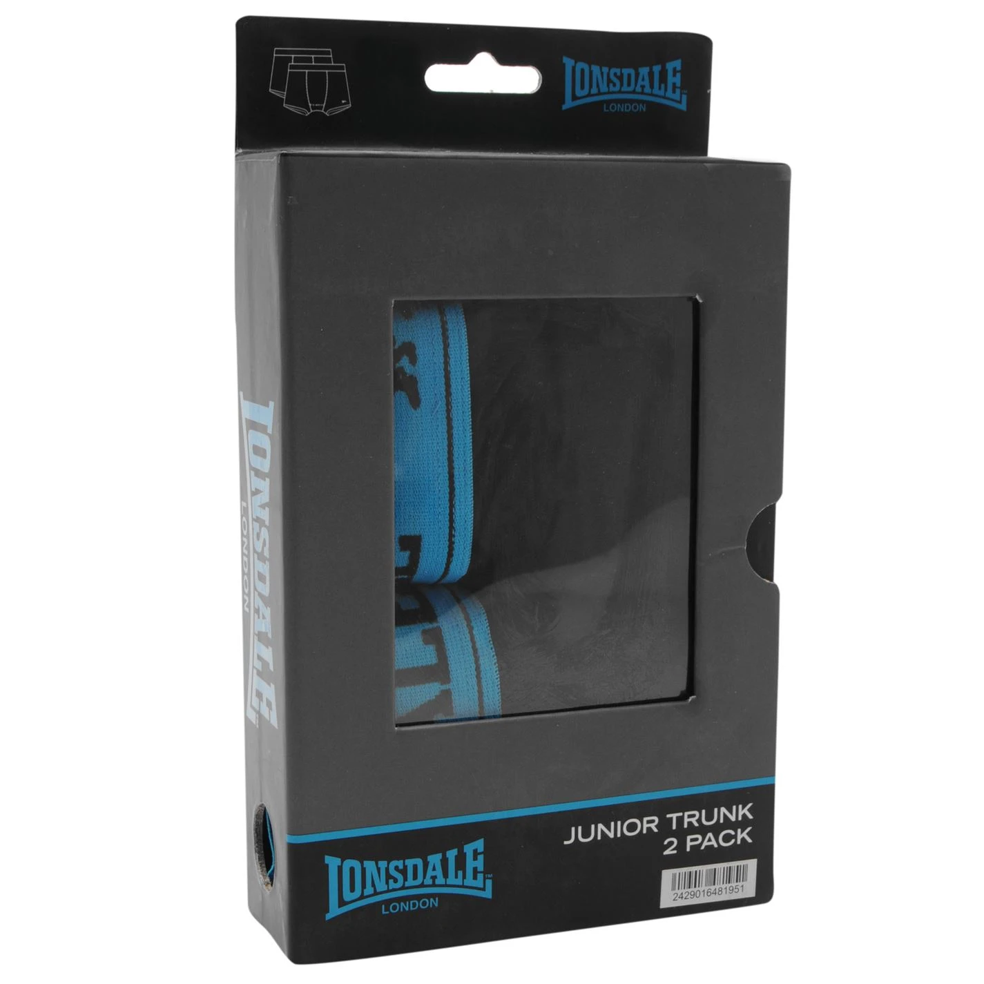 Lonsdale 2 Pack Trunk Junior Boys 5 Lonsdale 2 Pack Trunk Junior Boys - Image 3