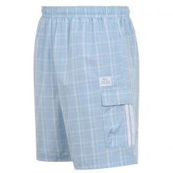 Lonsdale Check Shorts Mens