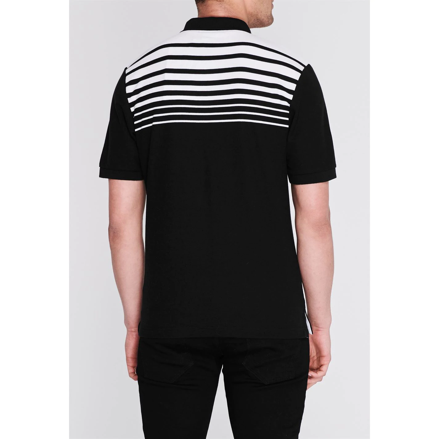 Lonsdale Yarn Dye Stripe Polo Shirt Mens 5 Lonsdale Yarn Dye Stripe Polo Shirt Mens - Image 3