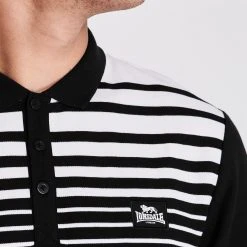 Lonsdale Yarn Dye Stripe Polo Shirt Mens 10 Lonsdale Yarn Dye Stripe Polo Shirt Mens -Lonsdale Shop 54500050 xxl a3