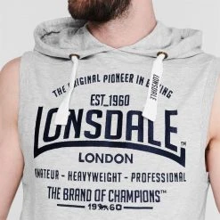 Lonsdale Box Sleeveless Hoodie Mens -Lonsdale Shop 63224725 xxl a3