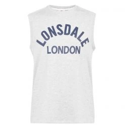 Lonsdale Box Tank Vest Mens