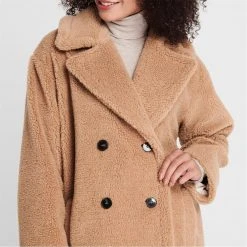 Marella Faux Fur Teddy Coat 12 Marella Faux Fur Teddy Coat -Lonsdale Shop 66646004 xxl a3