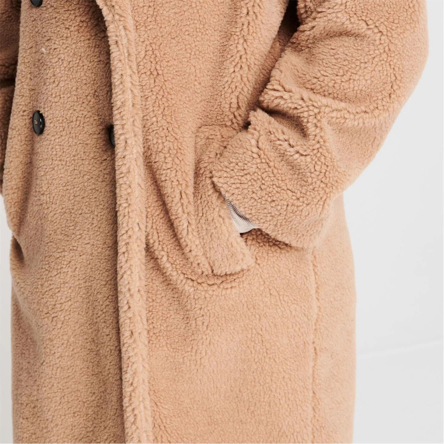 Marella Faux Fur Teddy Coat 7 Marella Faux Fur Teddy Coat - Image 5