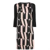 Marella Arten printed panel dress